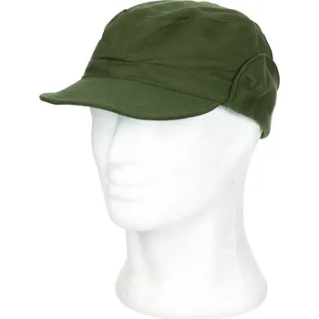 Čepice Čepice ŠVÉDSKÁ M 59 s kšiltem a překrytím uší ZELENÁ vel.52