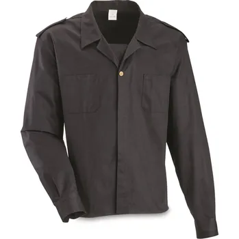 Pánská košile ARMÁDNÍ ORIGINÁL ITÁLIE Košile námořnická s dlouhým rukávem černá Itálie originál Velikost: 40