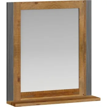 Zrcadlo Koupelnové zrcadlo Detroit masivní borovice