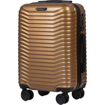 Cestovní kufr WINGS SEA EAGLE gold malý S s TSA