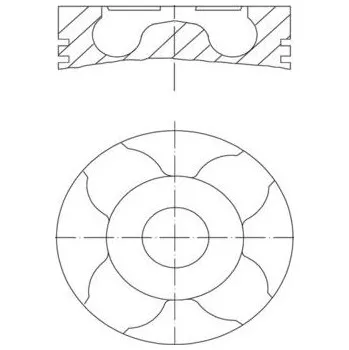 Píst motoru Píst MAHLE 040 06 10