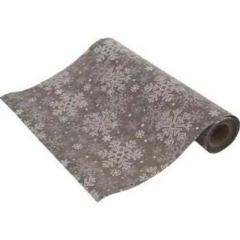 Dóza na potraviny Ubrus běhoun polyester VLOČKA 250x28 cm O0507