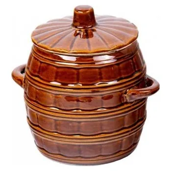 Zelák DURAmat Keramický soudek s poklicí 8l