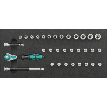 Gola sada Modul s nářadím 1/3 nástrčné klíče 1/4" zyklop s přidržovací funkcí wera 4053569861922