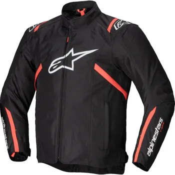 Moto bunda Bunda T-SPS 2 WATERPROOF, ALPINESTARS (černá/bílá/červená fluo) 2026 (Velikost: S)