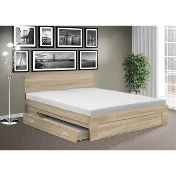 Postel Nabytekmorava Simon 160x200cm dub