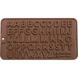 Silikonová forma na čokoládu - písmena - 21,5 x 11,5 cm