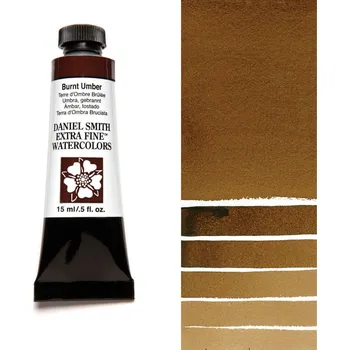 Výtvarná barva Akvarelová barva Daniel Smith Extra Fine, 15ml - tmavě hnědá Barva: 11 - Burnt Umber