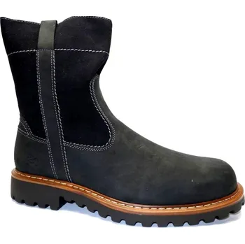 Pánské polobotky Zimní vycházková obuv, Josef Seibel, Chance, černá: Černá Nubuk, velur (semiš) 31 47 G - standardní šíře (23776-23776)