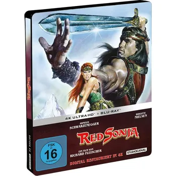 Blu-ray film Rudá Sonja (restaurovaná verze) - 4K Ultra HD + Blu-ray Steelbook (bez CZ)