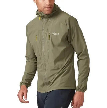 Pánská větrovka RAB Borealis Jacket - Pánská bunda Barva: light khaki, Velikost: XXL