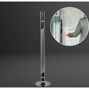 Dávkovač mýdla G.Gastro Dávkovač dezinfekčního prostředku a mýdla - obsluha nohou - 1400 ml - hliníkový