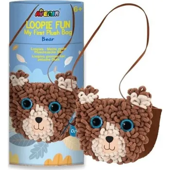 kreativní sada L3006 Tvořivé sady pro děti, vyšij si kabelku - Medvěd