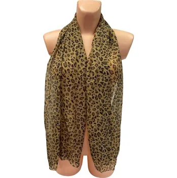 Šátek Šátky a šály, Složení 100% polyester, Barva Hnědá