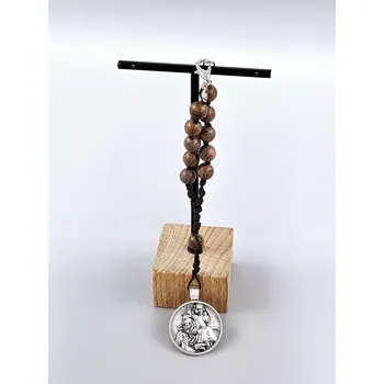 Růženec Desátek se svatým Kryštofem - černobílý obrázek nebalený