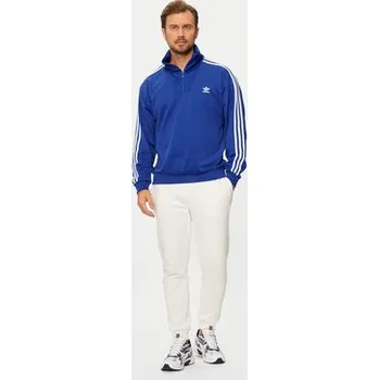 Dámská mikina adidas Mikina adicolor Funnel IX5216 Modrá Regular Fit XL