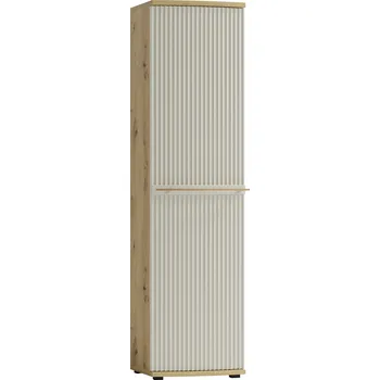 Šatní skříň Skříň vysoká dub artisan/cashmere CANDY C3