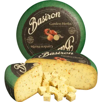 Basiron Gouda zahradní bylinky Hmotnost: celý koláč