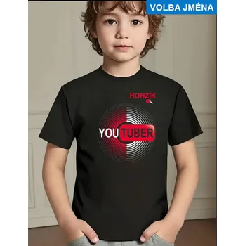 Chlapecké tričko STRIKER Dětské tričko youtuber - se jménem na přání Dětská velikost: M