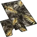 3D tisk sada List černá, zlatá sada 60x100, 60x50 cm