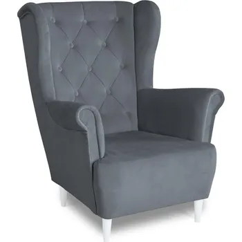 Křeslo Relaxační křeslo ušák Selene K šedá