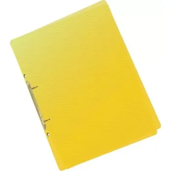 Karton P+P 2 kroužkový pořadač A5 25 mm průhledný žlutý
