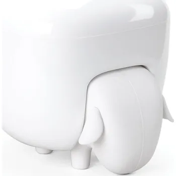 QUALY DESIGN Dóza se zásuvkou SheepShape Container 10227, bílá
