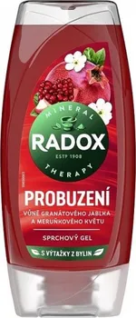 Sprchový gel Radox Probuzení granátové jablko a meruňkový květ sprchový gel 225 ml