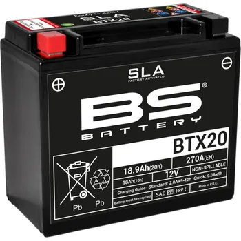 Motobaterie BS Battery Baterie YTX20A SLA - aktivovaná 700.300808