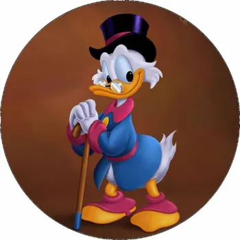 Jedlá dekorace na dort Jedlý papír strýček Skrblík 19,5 cm