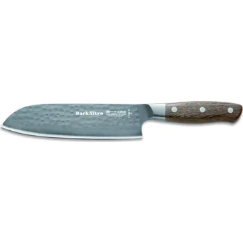 Kuchyňský nůž Santoku nůž DARKNITRO 18 cm, hnědá, F.DICK