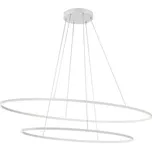 Redo 01-3342 LED závěsné stropní svítidlo LEO | 108W integrovaný LED zdroj | 6974lm | 3000+4000K + LED PŘISAZENÉ STROPNÍ SVÍTIDLO VERSO 1X24,5W | 3000LM | 3000K - NASTAVITELNÉ, 3 FÁZOVÉ STMÍVÁNÍ, HLINÍK