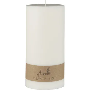 Svíčka Ib Laursen Svíčka Church Rustic White 20 cm