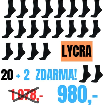 Pánské ponožky Bavlněné ponožky s lycrou 20+2 ZDARMA!, Barva: Béžová, Velikost: 38 - 39 (5 - 6)