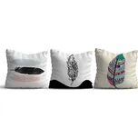 ASIR Set povlaků na polštář HMI-KIR-115 bilý s peřím