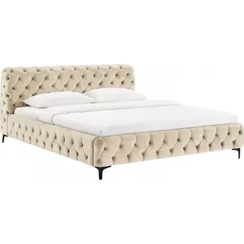 Postel Postel MODERN BAROCCO 180x200 CM šampaňská samet