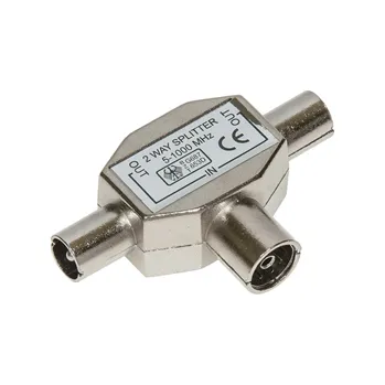Anténní redukce Rozbočovač feritový přímý 2 samci 1samice IEC