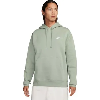 Pánské oblečení Pánská mikina Nike SPORTSWEAR CLUB FLEECE XL Světle zelená, Bílá