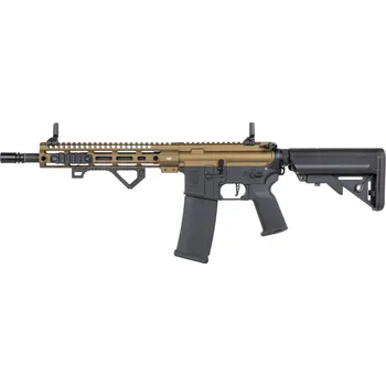 Airsoftová zbraň Specna Arms SA M4 Carbine M-LOK (SA-P20 Prime™ Aster II ETU) s bezuhlíkovým motorem - Chaos Bronze