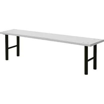 Dílenský stůl Šatní lavice STADIUM, 1500 mm, HPL, šedá