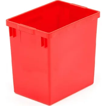 Odpadkový koš Nádoba na tříděný odpad, 29 l, červená