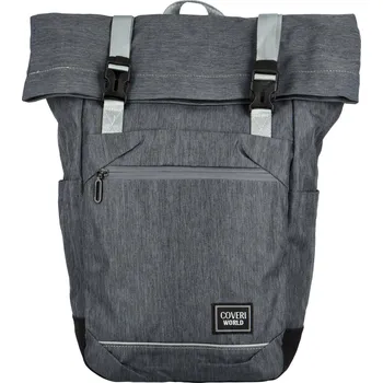 Městský batoh Moderní studentský batoh Wallas, šedá