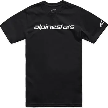 ALPINESTARS triko LINEAR WORDMARK 2.0 CSF TEE black/white - L