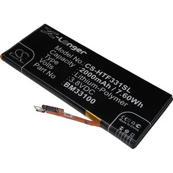 Baterie pro mobilní telefon VHBW Baterie pro HTC First / Facebook, 2000 mAh