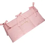 enie baby Mušelínový kapsář růžový se zlatými trojúhelníčky