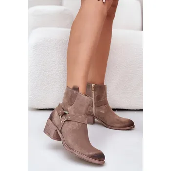 Dámská zimní obuv Boty na podpatku model 201176 Step in style 37