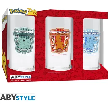 Stolování POKEMON - 3 glass set - 3 x 300 ml