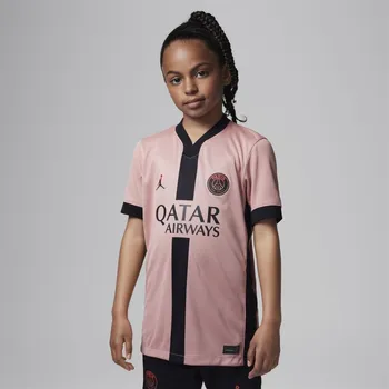 Nike Paris Saint Germain Third Shirt 2024 2025 Juniors Pink 7-8 let