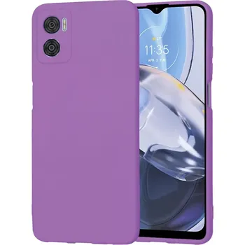 Pouzdro na mobilní telefon Kryt Motorola Moto E22 / E22i Techsuit SoftFlex - purple