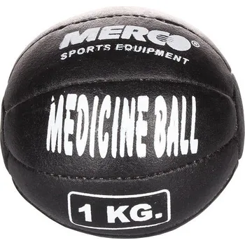 Kožený medicinální míč Black Velikost: 3kg